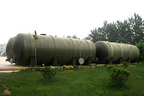 臥式玻璃鋼儲罐